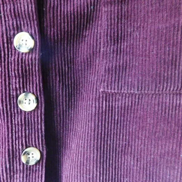 💕Corduroy Plum Mini Skirt - Picture 4 of 7